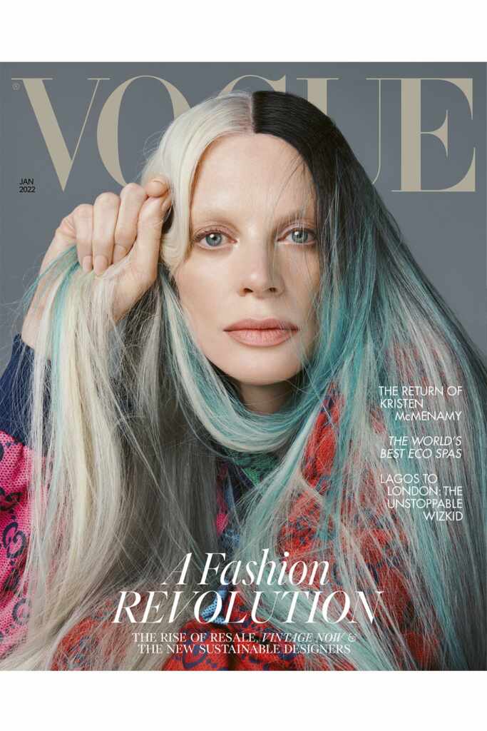 Kristen McMenamy Is British Vogue’s January 2022 Cover Star