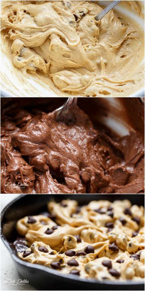 Chocolate-Chip-Marble-Brownie-Skillet-Cookie-CAFEDELITES