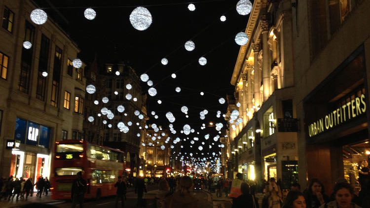 Oxford Street Christmas Lights - Travel My Day Blog