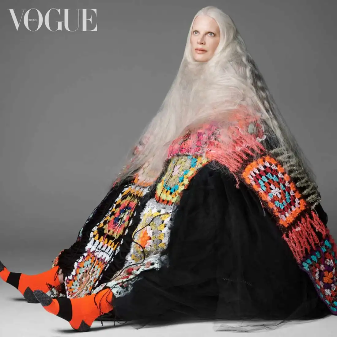 Kristen McMenamy Is British Vogue’s January 2022 Cover Star