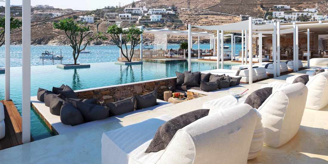 Once in Mykonos brings luxury resort energy to the island, just in time for summer