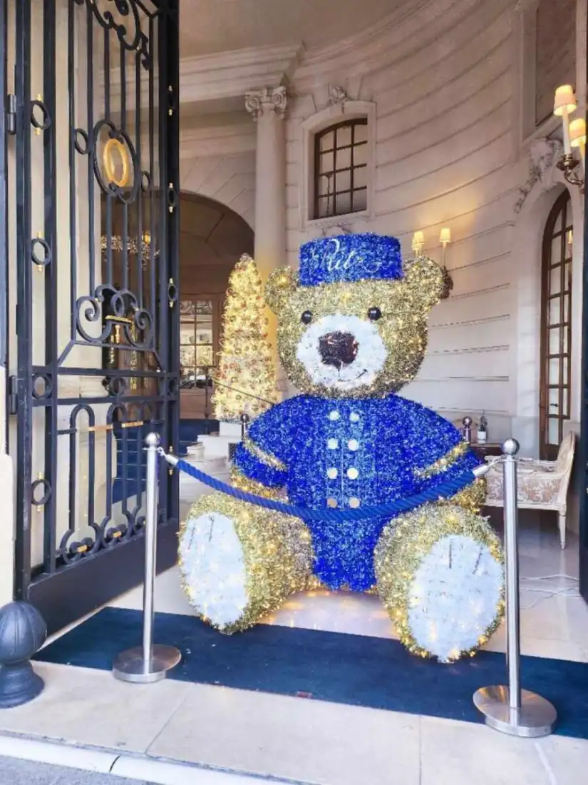Christmas 2022 at Ritz Paris hotel
