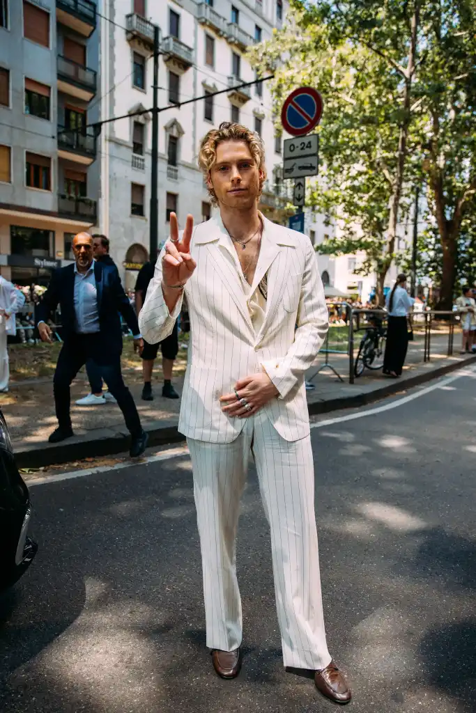 The Best Street-Style Photos From The Spring 2024 Menswear Shows In ...