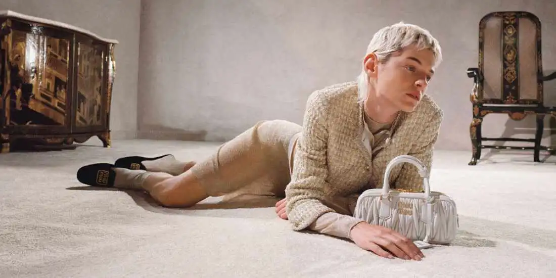 Miu Miu’s Holiday 2024 Ad Campaign Starring Emma Corrin