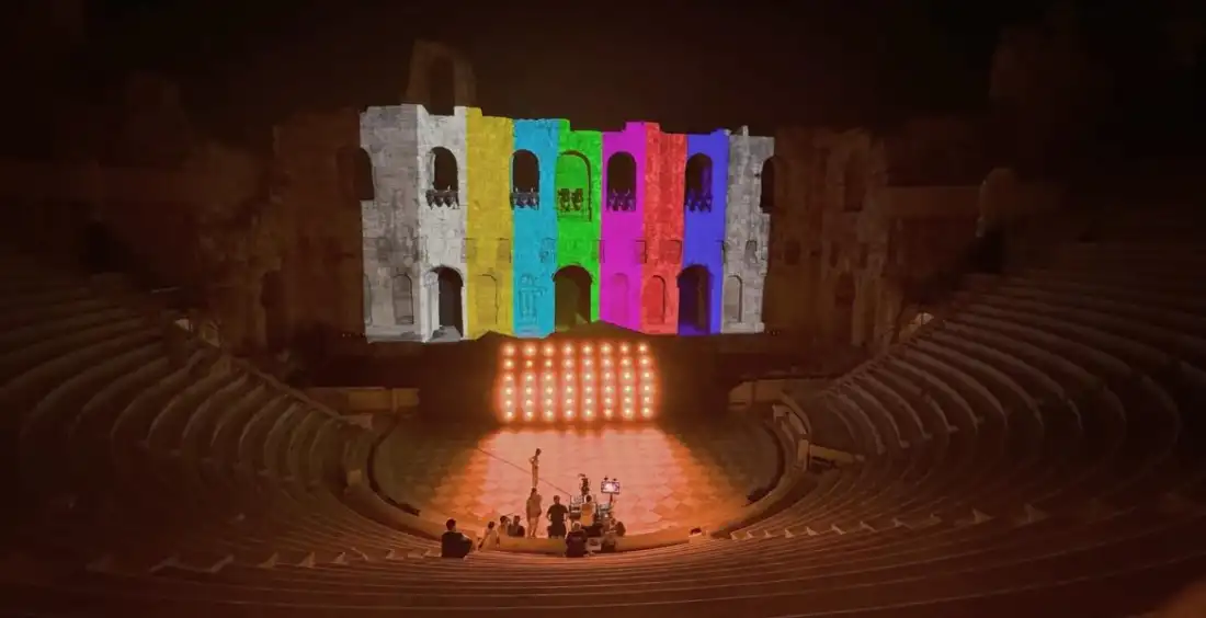 Coldplay Shoots New Music Video at the Ancient Odeon Herodion Atticus in Greece