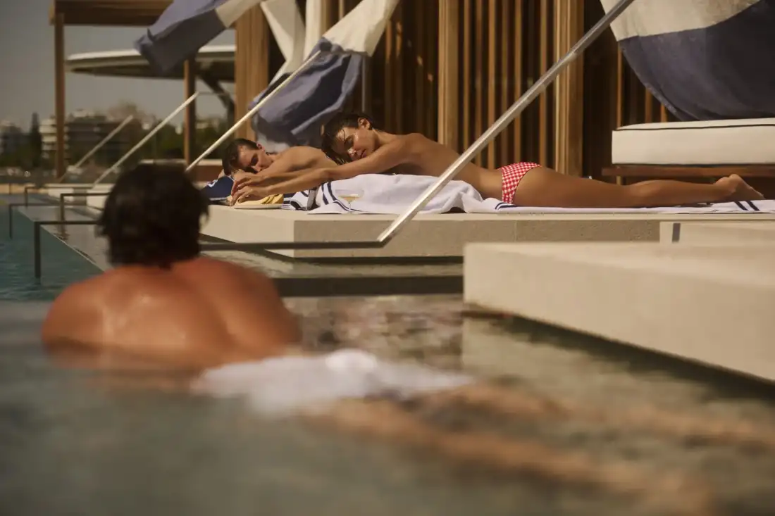 Balmain Takes Over One&Only Aesthesis Pool in Athens